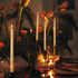 10 Inch Taper Candle, Set of 12,Tapered Candles Burn for 7 Hours, Long Sticks,Tall Candlesticks, Dinner Party, Wedding, Halloween (25cm, Gold)...