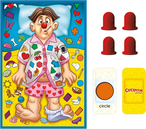 Hasbro Gaming Operation Junior Board Game | Operation Game for Younger Kids | Ages 3 and Up | 2 to 4 Players | Preschool Games | Fun Games for Pre...