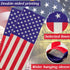 American Garden Flag USA Garden Flag Yard American Flag Thick Weatherproof Burlap US Stars and Stripes Patriotic US Garden Flag Decor for Outdoor ...