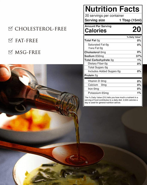 Wangshin Fish Sauce (10 fl oz/Aged 2 years) - Anchovy and Salt Fermented in a Korean Traditional Clay Pot...