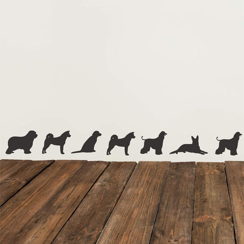 A Room with Dogs Wall Decals-Doggie Stickers for Kids Room Bedroom Nursery Playroom Décor...