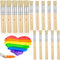 Wooden Stencil Brushes Natural Stencil Brushes Bristle Painting Brushes Wooden Handle Painting Stencil Brushes for Acrylic Oil Watercolor Painting...