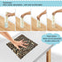 ALAZA Leopard Cheetah Prints Animal Kitchen Towels Dish Clothes for Drying Dishes Cleaning Washing Super Soft & Absorbent Nonstick Oil, 11x11 Inch...