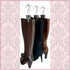 The Boot Hanger - Shoe Storage Space Saver (Set of 3); Boot Hanger, Boot Holder, Boot Clips (Silver)...