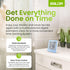 BALDR Digital Shower Clock - Blue - Water-Resistant Shower Countdown Timer with Temperature and Humidity, Digital Clock for Shower, Bathroom Clock...