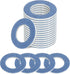 20pcs Oil Drain Plug Gasket Washer Crush Seal,Aluminum Crush Washer,Car Sealing Gaskets Oil Drain Plug Washer,Crush Washer Oil Drain Plug,Fits Mos...