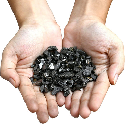 Elite Shungite Stones Chips for Water Purification Tablets, Authentic Karelia Shungite Stones for Shungite Water Bottle (50 Gram)...