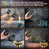 Tactical Toy-Grenade for CS Battle Game,2Pcs Fall Resistant Refillable Fun Impact,Pull Ring Grenade Toy with 20 Foam Ammo for 14+ Outdoor Sport...