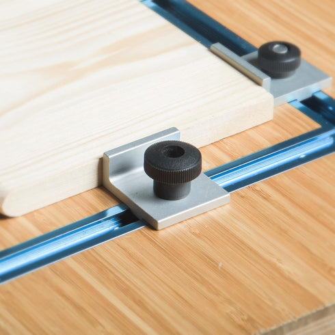 POWERTEC 5/16"-18 Round Knobs 10PK, Clamping Knobs with Steel Insert for T Track Bolts, Thumb Screw Threaded Knobs for T Track Accessories, Feathe...