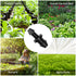 60 Pieces 1/4" Drip Irrigation End Plug Fittings?1/4'' Drip Single Barbed End Cap Connectors for 1/4 Inch Irrigation Tubing 1/2" Tubing Goof Hole ...