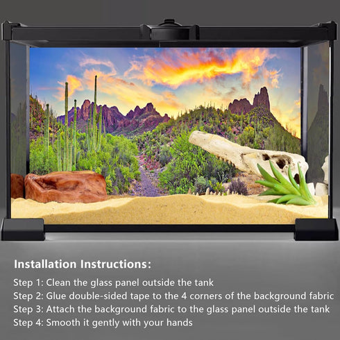 YongFoto Polyester Desert View Cactus Photo Backdrop Green Bush Rocky Purple Rock Wild West Natural Landscape Photography Background 72x18 inches ...