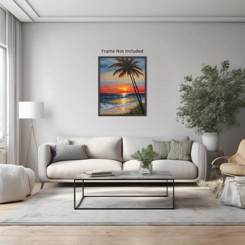 Posterizer 1 pcs- sunrise and sunset-landscape nature scene 9-Landscape & Nature Art-Floral Botanical Art- Decor for Home & Office- unframed wall ...