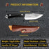 Japan Knives Boning Knife, Small outdoor fixed blade, kitchen utility knives, Meat Cutting, For Home kitchen Cooking Outdoor Camping BBQ...