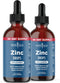 Liquid Zinc Drops for Adults & Kids by NEW AGE, Zinc Sulfate for Immune Support, Vegan, Non-GMO & Gluten Free, 60 Day Supply, 2-Pack...