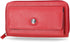 Nautica Womens Bulk Cargo Vegan Leather RFID Wallet, Zip Around Clutch Phone Case Multi-Card Organizer, Fuego Red...