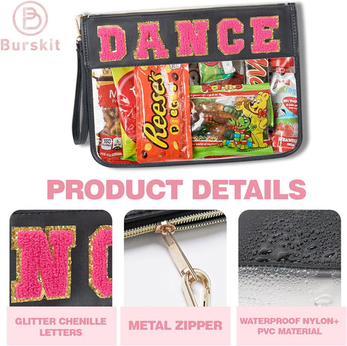 Dance Bag Dance Recital Gifts Clear Dance Makeup Bag Dance Competition Must Haves Dance Accessories for Girls Dance Recital Gifts for Girls, Prepp...