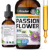 Passionflower Tincture - Organic Passion Flower Extract for Mood Support - Alcohol and Sugar Free - Vegan Drops 2 Fl.Oz....