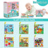 OKOOKO Soft Baby Books 6PCS Soft Cloth Books Bath Books Crinkle Washable Non-Toxic Early Education Preschool Learning Toy for Newborns Babies Infa...