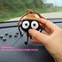 Cute Soot Sprite Elf Car Decor, Anime Rear View Mirror Car Accessories Hanging Ornament, Car Charm Dashboard Decorations Funny Gifts for Women Men...