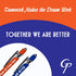 Team Building and Employee Appreciation Pen Sets with Soft Touch Coated Metal and Stylus 6 pack 36094......