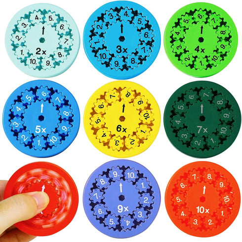 Math Fidget Spinner,Math Fact Fidget Spinners,Math Multiply and Divide Fidget Spinner,Math Fidget Spinner Toy, Perfect for Math Learning Multiplic...