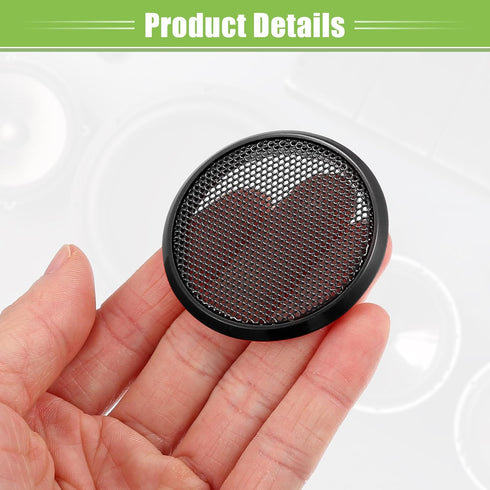ACROPIX Universal 1.5" Car Speaker Grills Cover Mesh Round 1.5 Inch Audio Speaker Subwoofer Guard Protector Case Iron Black - Pack of 1...