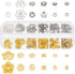 PH PandaHall 278Pcs Bead Caps, 12 Styles Flower Bead Cap Spacers Brass & Alloy Bead Cap Bails End Charm Caps Spacer Beads for Earring Bracelets Ne...