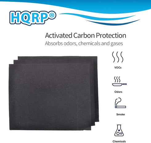 HQRP 6-Pack Carbon Filters Compatible with Hamilton Beach 04922 Replacement fits TrueAir 04160, 04161 models, fits 04912 HEPA Filter...