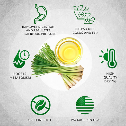 Lemongrass Tea Loose Leaf Bulk – 8 oz Loose Leaf Herbal Tea – Tea With Lemongrass – Lemongrass Teas – Caffeine Free - Loose Leaf Tea Lemongrass - ...