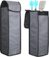 Grill Utensil Accessory Storage Bag Grey Waterproof BBQ Tool Storage Bags Grill Tools Foldable Barbecue Appliance Bracket Bag for Camping Hiking B...