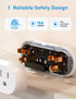 meross WiFi Dual Smart Plug, 15A 2-in-1 Smart Outlet, Support Apple HomeKit, Siri, Alexa, Echo, Google Home and SmartThings, Voice & Remote Contro...