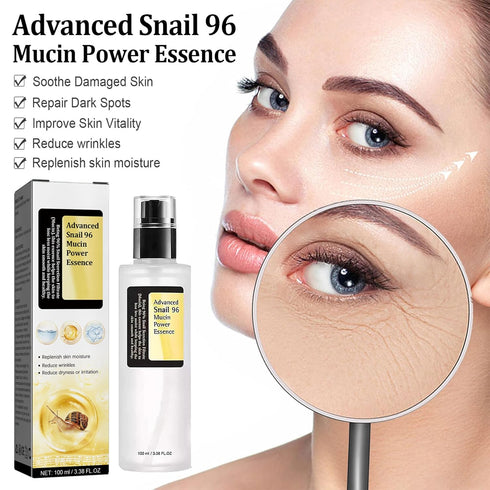 Korean Collagen Lifting & Firming Cream, Snail 96 Mucin Power Essence Moisturiser, Soothing Snail Repairing Hyaluronic Acid Essence for Skin Care ...