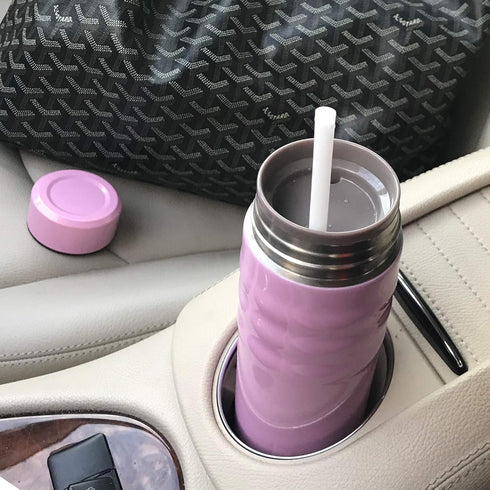 Kyocera MB-12S PK Travel Mug with Twist Top, 12oz, Cotton Candy Pink...