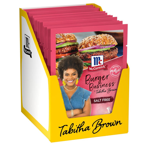 McCormick Burger Business Seasoning Mix by Tabitha Brown, 1 oz (Pack of 12)...