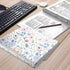 Cute Binder 1 Inch 3 Ring Trapper Keeper Binders with Clear Interior Pockets for Letter-Size(11" x 8.5") Paper,Aesthetic Three Ring Binder for Stu...