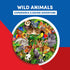 A Broader View Wild Animals Round Table Puzzle - 500 Pieces, Jigsaw Puzzles For Adults & Kids, Suitable For Groups Of 2 Or More, Everyone Gets The...
