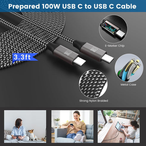 45W USB-C Charger, 2-Pack 45 Watt Samsung Super Fast Charger Type C PPS Wall/Car Charger for Samsung Galaxy S24 Ultra/S24+/S23 Ultra/S23+/S23/S22 ...