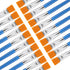 20 Pcs Flat Paint Brushes for Acrylic Painting, 1 Inch Art Paint Brushes Artist Painting Brush for Acrylic Watercolor Oil Detail Painting...