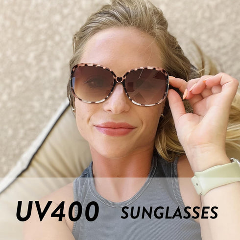 JM Polarized Sunglasses, Womens Trendy Oversized Big Large Driving Sun Glasses, Sensitive Eyes UV Protection Sunnies Tortoise...