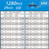 1280 Pcs 24 Size Rubber O-Ring Assortment Kit with Pick and Hook Set for Pressure Washer Faucet Plumbing OD 6mm-28mm...