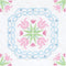 Jack Dempsey Needle Art Xx Lace Tulips White 18 Quilt Blocks...
