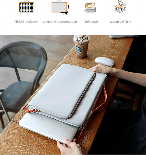 Y-S8 13inch Laptop Sleeve Case 360 Protective Waterproof Bag Compatible with MacBook Air 13inch M3/M2/M1,MacBook Pro13inch M2/M1, other Notebook C...