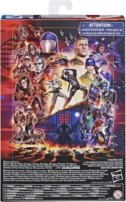 G.I. Joe Classified Series Xamot Paoli Action Figure 45 Collectible Premium Toy, Multiple Accessories 6-Inch-Scale with Custom Package Art...