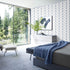 LXCREAT Removable Wallpaper Forgiving Blue/White Stripes Peel and Stick Wallpaper 17.71 in X 118 in Modern Self Adhesive Vinyl for Home Renovation...