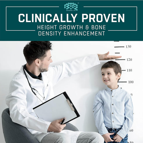 Height Growth Maximizer, Calcium, Vitamin D3 and Zinc Blend Pills, Bone Growth Supplement for Kids and Teens, Bone Strength, Density Support, GMO-...