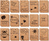feela 30 Pack Kraft Notebooks, 15 Designs A6 Cute Mini Pocket Notebooks and Journals, Lined Motivation Small Journal Notebook Bulk for Women Schoo...