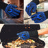 GEEKHOM BBQ Grill Gloves,1472? Heat Resistant Oven Gloves, EN407 Certified 13 Inch Flexible Barbecue Mitts Good Grip for Smoker, Baking, Cooking, ...