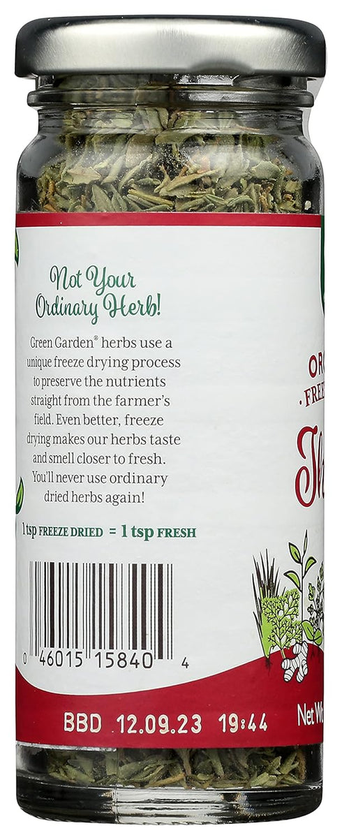 Green Garden Freeze-Dried Organic Thyme - Freeze Dried Organic Thyme Leaves and Thyme Sticks, Thyme Seasoning, Freeze Dried Leaf Thyme Fresh, Glut...