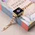 Dainty Heart Bands for Apple Watch 38mm 40mm 41mm 42mm, Bling Metal Strap for Women, Elegant Dressy Bracelet for iWatch Series 10/9/8/7/6/5/4/3/2/...