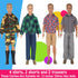 32Pcs Doll Clothes and Accessories for 12 Inch Boy Dolls Include 20 Different Wear Clothes Shirt Jeans Beach Shorts 4 Pairs of Shoes, Glasses, Ear...